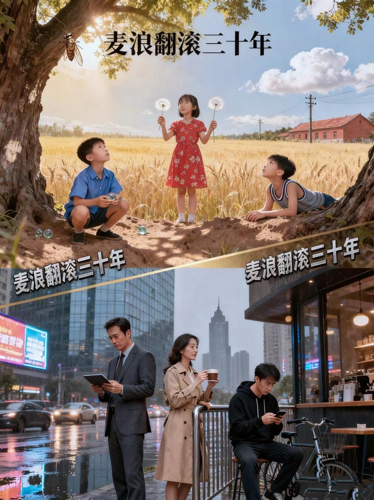 麦浪翻滚什么意思